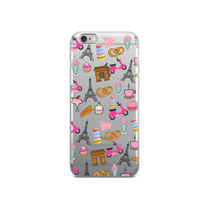 Paris Graphic Stamped iPhone Case