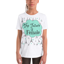 Load image into Gallery viewer, The Future Is Female Paris Edition Youth T-Shirt