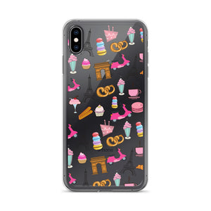 Paris Graphic Stamped iPhone Case