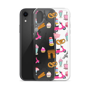 Paris Graffic Prints - Eiffel Tower iPhone Case