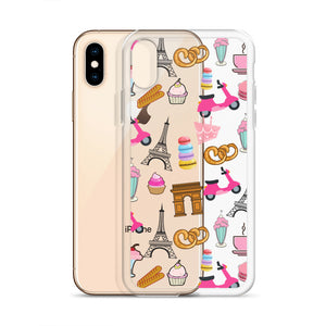 Paris Graffic Prints - Eiffel Tower iPhone Case