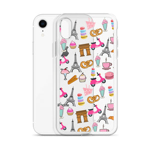 Paris Graphic Stamped iPhone Case