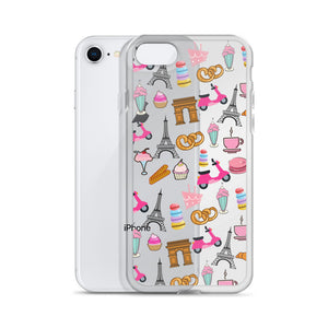 Paris Graphic Stamped iPhone Case