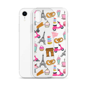 Paris Graffic Prints - Eiffel Tower iPhone Case