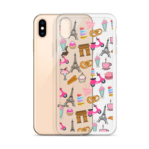 Paris Graphic Stamped iPhone Case